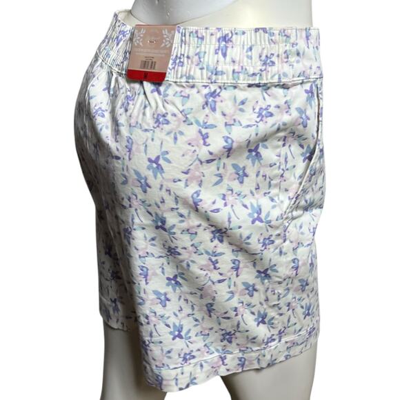 Jachs Girlfriend Floral Cotton-Modal Blend Shorts, Size M – Soft & Comfortable - Picture 10 of 14